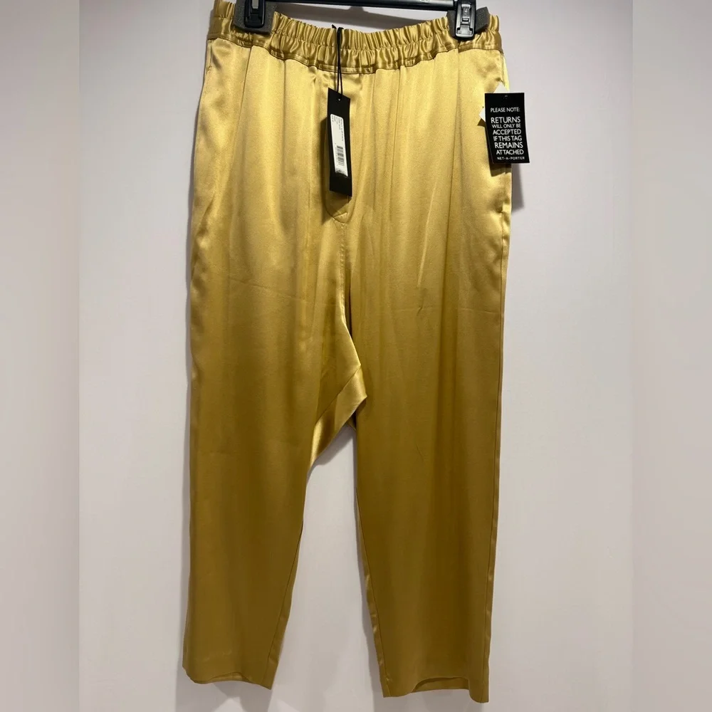 Nili Lotan Safi Pant Khaki Dress Pants - Picture 4 of 8